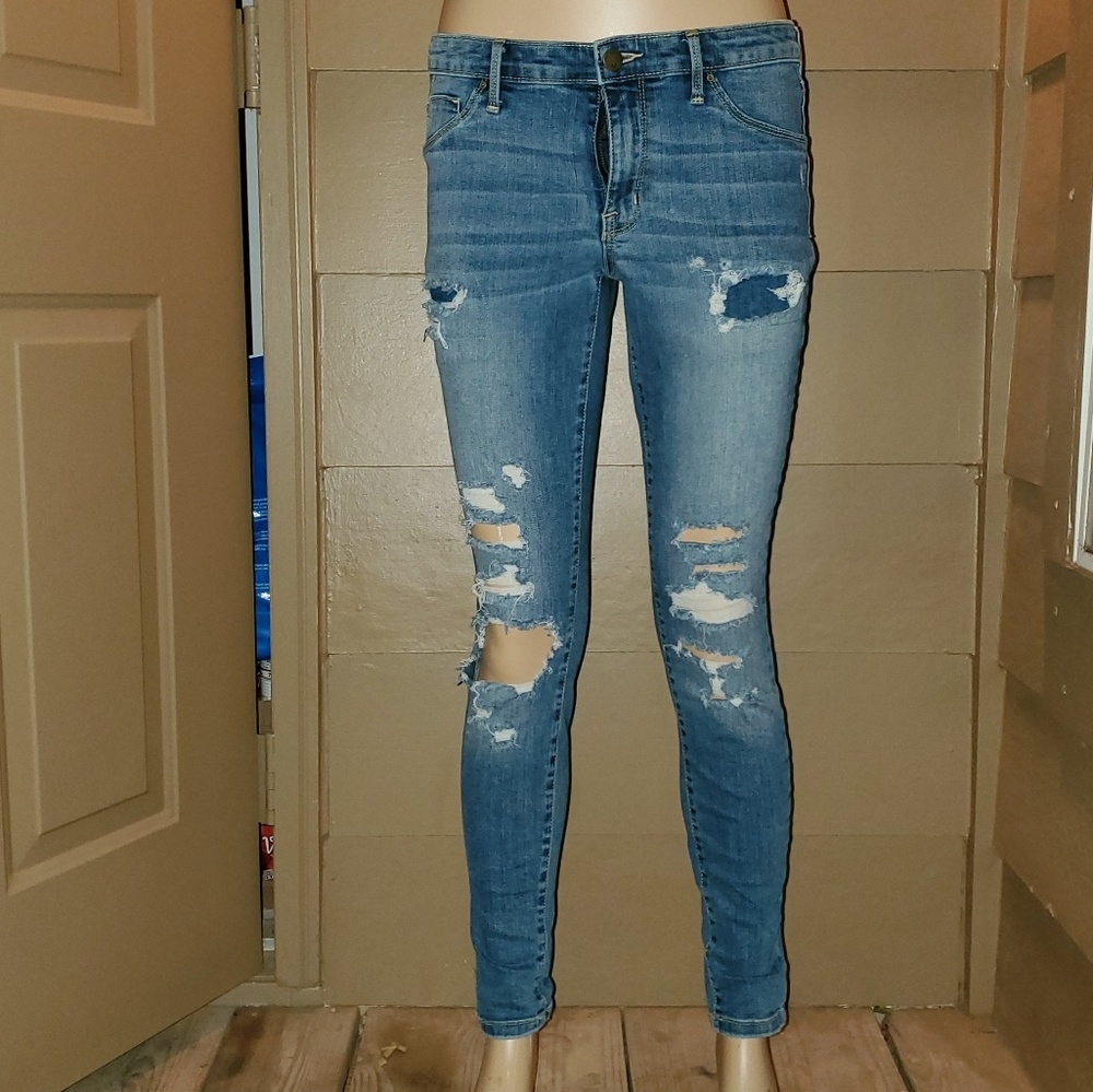 Messio Mid-Rise Denim Legging